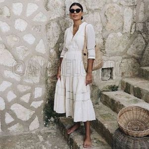 Spell Loves Me Not Garden Party Dress Cream Medium